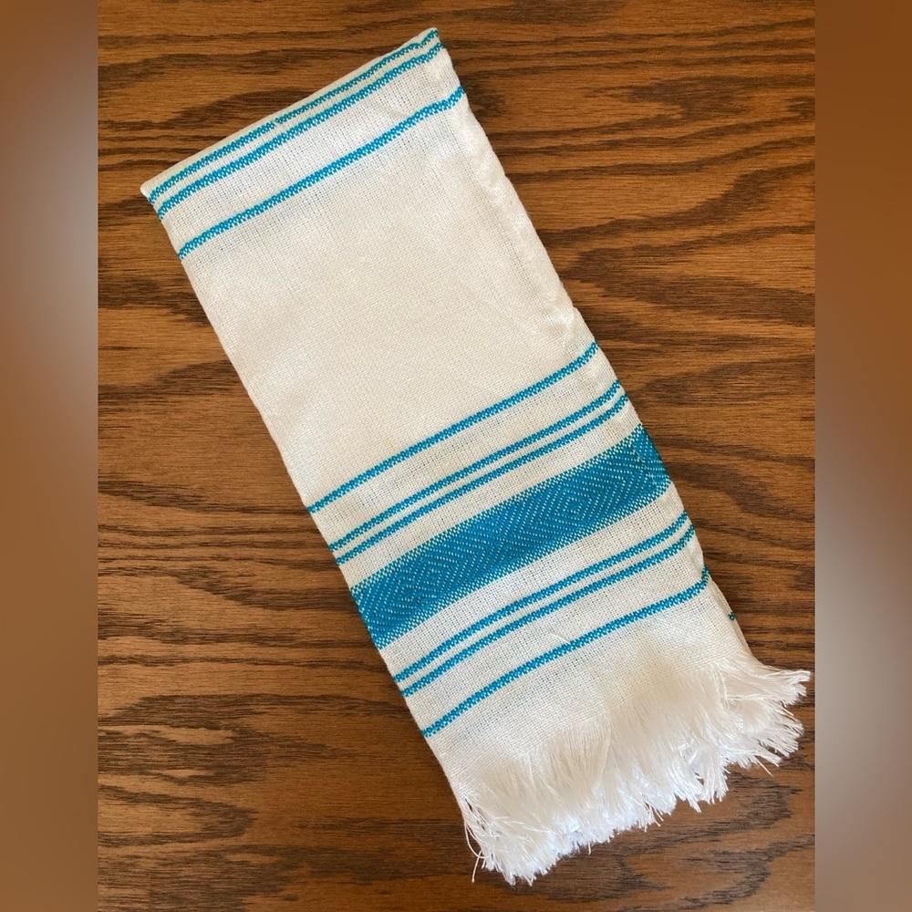 3/$20 Artisan Woven Mexican Tea Towel, Hand Towel, Boho Chic, Kitchen, Serape